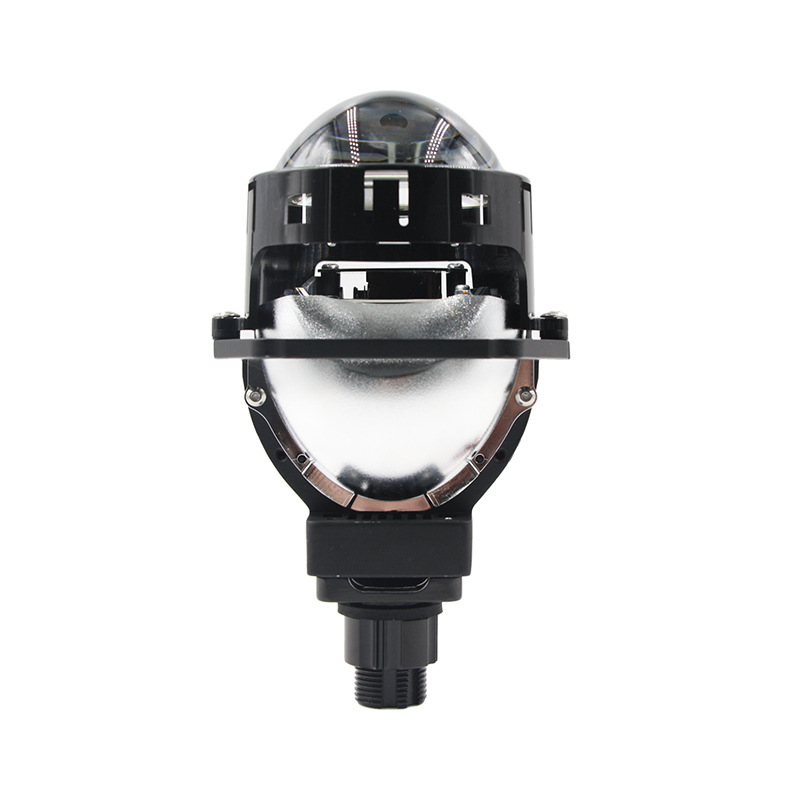 Venta caliente PL4 vidrio azul LED lente bifocal lente láser actualización de faros de coche inteligente apertura rápida súper brillante