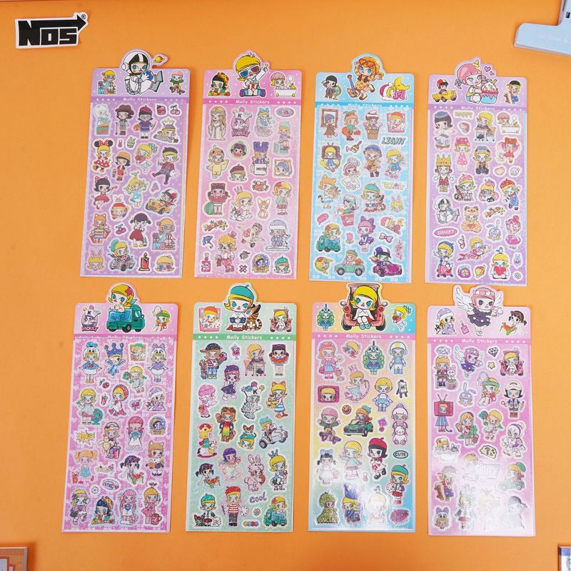 新しい布のシールのサンリオの洛米のレーザーのステッカーのアイデアはかわいい手帳の装飾を貼って絵を貼ります。|undefined