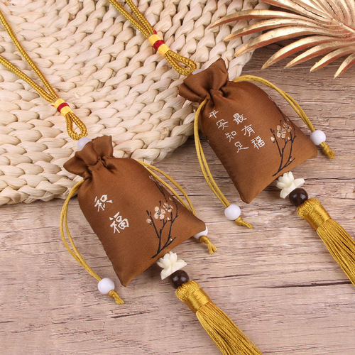 Huiou portable lucky sachet empty lucky bag children baby fetal hair mosquito repellent guard empty bag charm pendant sachet