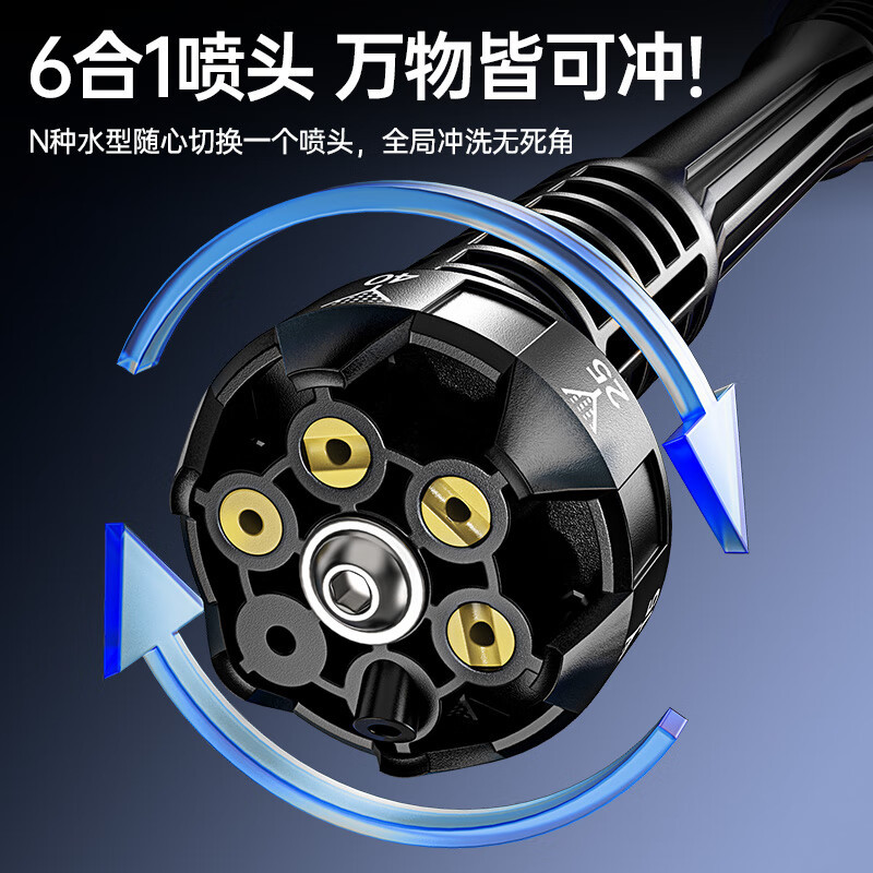 Wireless Car Washing Machine Portable Car High-Pressure Water Gun High-Power Car Lithium Battery Household Electric Car Washing Artifact