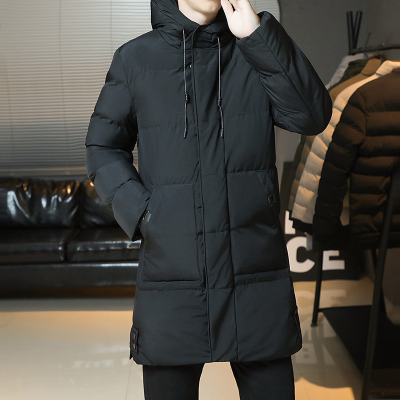 Chaqueta Acolchada Térmica de Longitud Media Poliéster para Invierno
