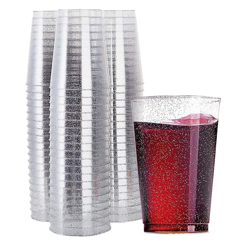 12oz taza de agua desechable de plástico copa de vino whisky taza de plástico taza de jugo taza de postre taza al por mayor