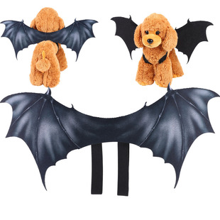 Copyright cross-border new Halloween pet party decoration cat and cat ghost festival dress up clothing dog bat wings