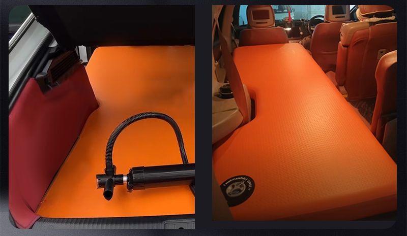 Customized Car Brushed Inflatable Mattress Portable Outdoor Travel Bed Folding Nap Bed Can Be Customized for Any Model