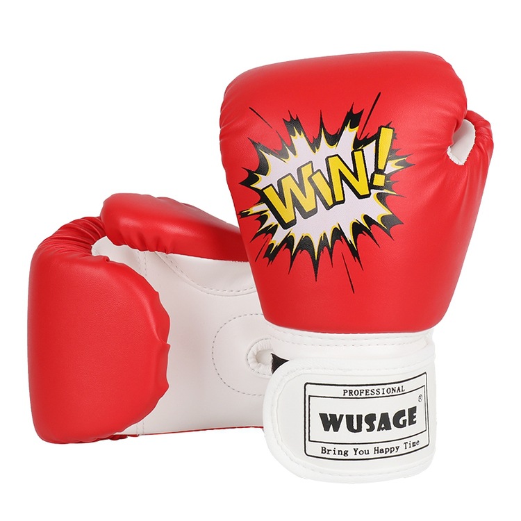 Cross-border boxing gloves for parent-child fitness, punching bags, sparring gloves, children's combat training equipment for ages 5-11