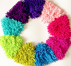 家用手動雪尼爾三角形替換頭小平板迷你清潔小拖把配布頭廠家直銷