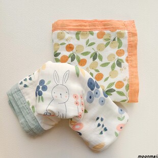 P66D Baby Children Class A 4/6 Layer Yarn Bamboo Cotton Bamboo Fiber Gauze Bath Towel Swaddling Towel Baby Cover Blanket Cover Towel