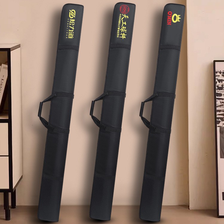 台球杆盒外包袋两槽三槽通用杆盒保护套肩背可提收纳包手提