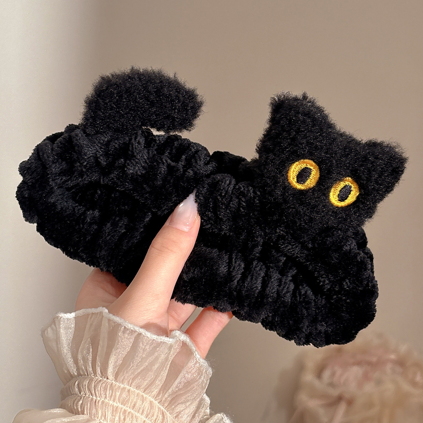 Maquillaje y lavado de la cara especial banda de cabello para mujeres primavera y otoño invierno dulce multifuncional antideslizante de alta elasticidad no estrangulación banda de cabello