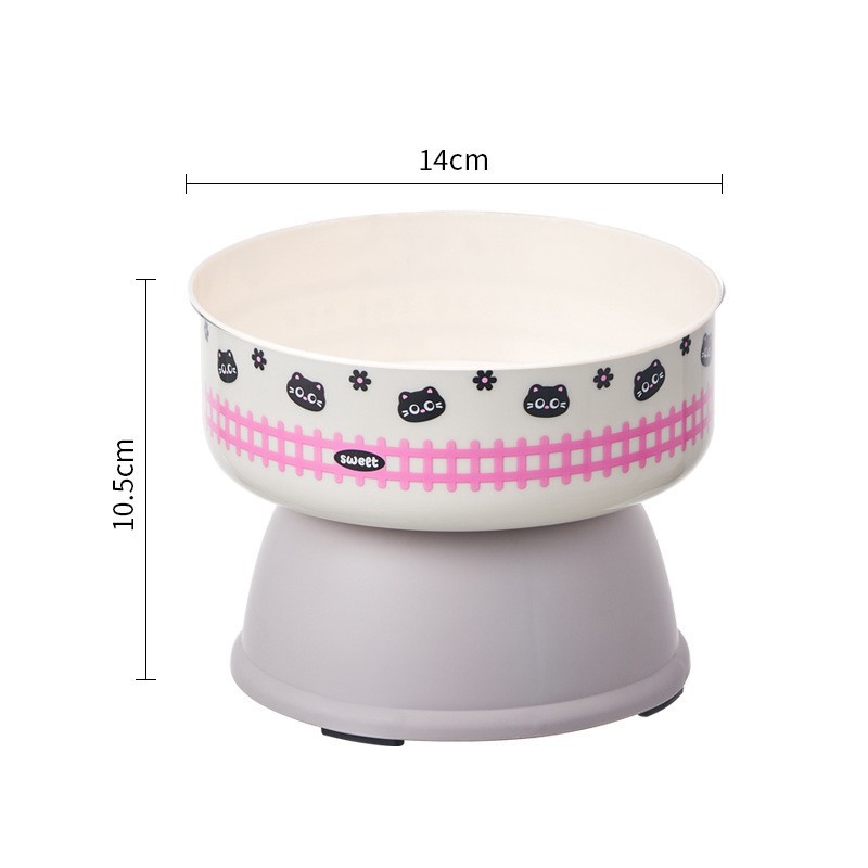 Cuenco para gatos Cuenco para mascotas personalizado Cuello para gatos Cuello para perros Cuenco de acero inoxidable de gran capacidad Cuenco para gatos anti-volcado al por mayor