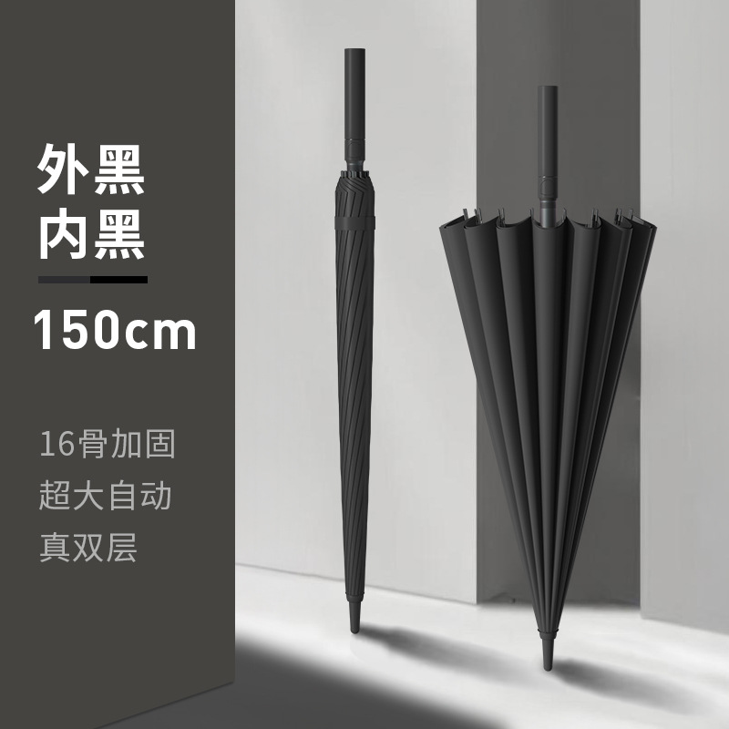 ゴルフ傘 長柄 大型 厚手傘 カスタム印刷 広告傘 メンズ 特大 直傘 耐風雨