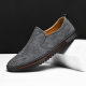 2025 Summer Cross-border Amazon plus size Men's Shoes White Casual Men's Leather Shoes Beef Sole Breathable Casual Shoes