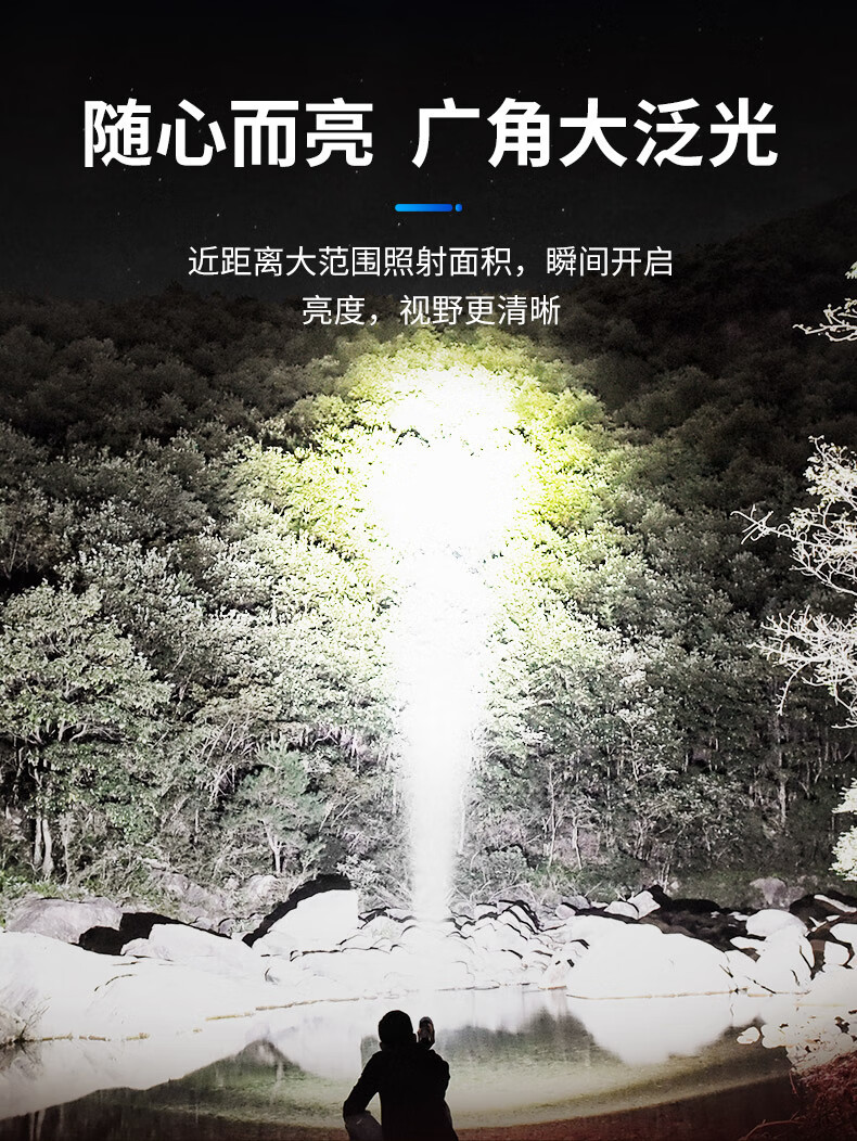 SFL2507 flashlight with laser, long-range, suitable for mountain climbing and outdoor use, multifunctional, rechargeable, long-lasting, durable, 18350 strong light
