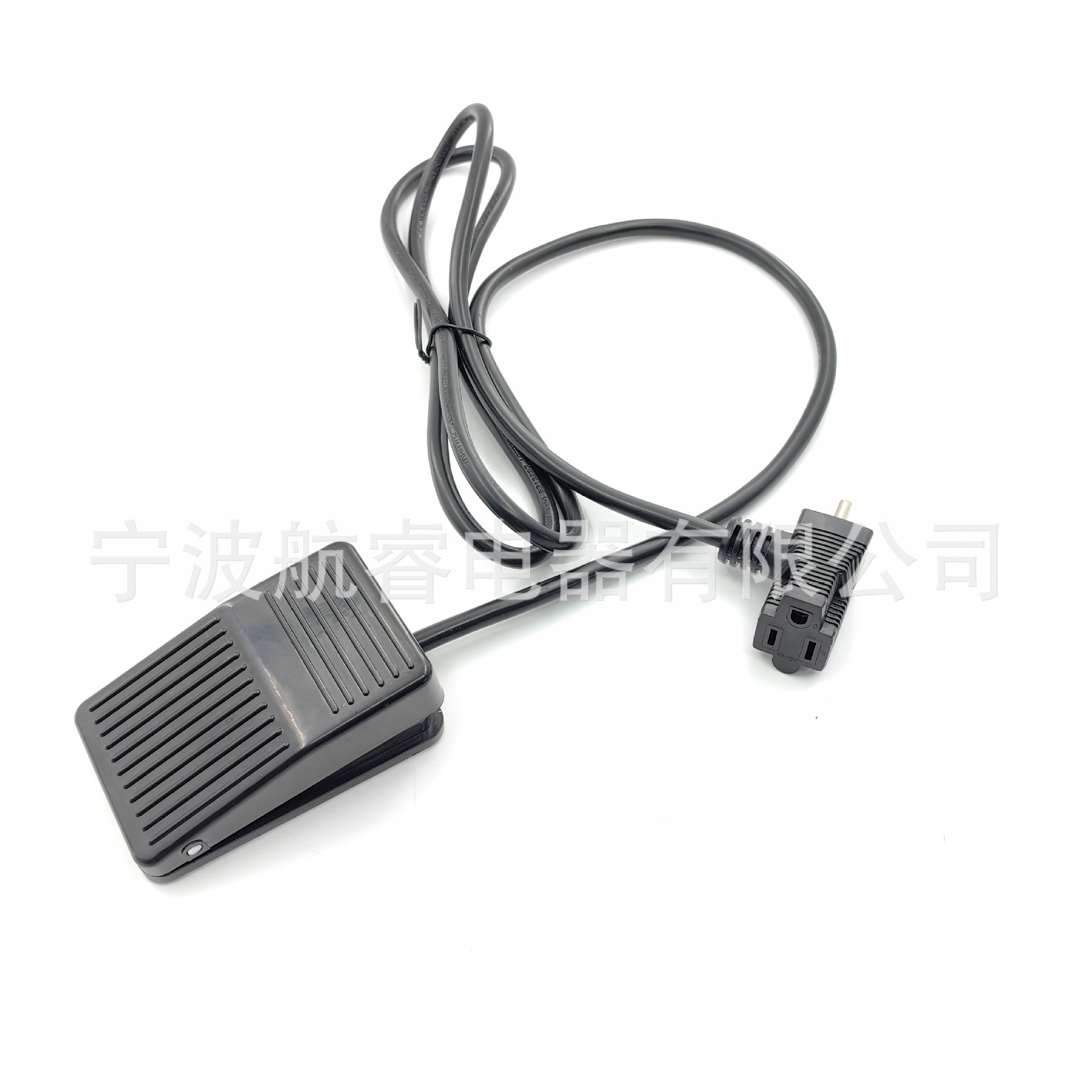 踏板控制美规反背插三孔美规弯头插座电源线脚踏板开关插头线