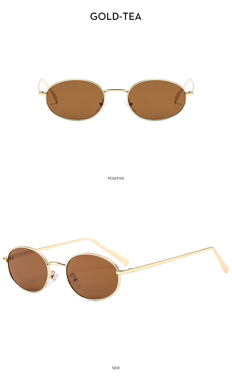 45g Weight Full Frame Glasses Structure Sunglasses Classification PC, UV400 Protection Lens Material Oval Frame Glasses Style Outdoor, Travel Occasion Solid Color Pattern Unisex Gender Streetwear Style Streetwear Solid Color PC UV400 Protection Oval Frame Full Frame Women's Sunglasses 15
