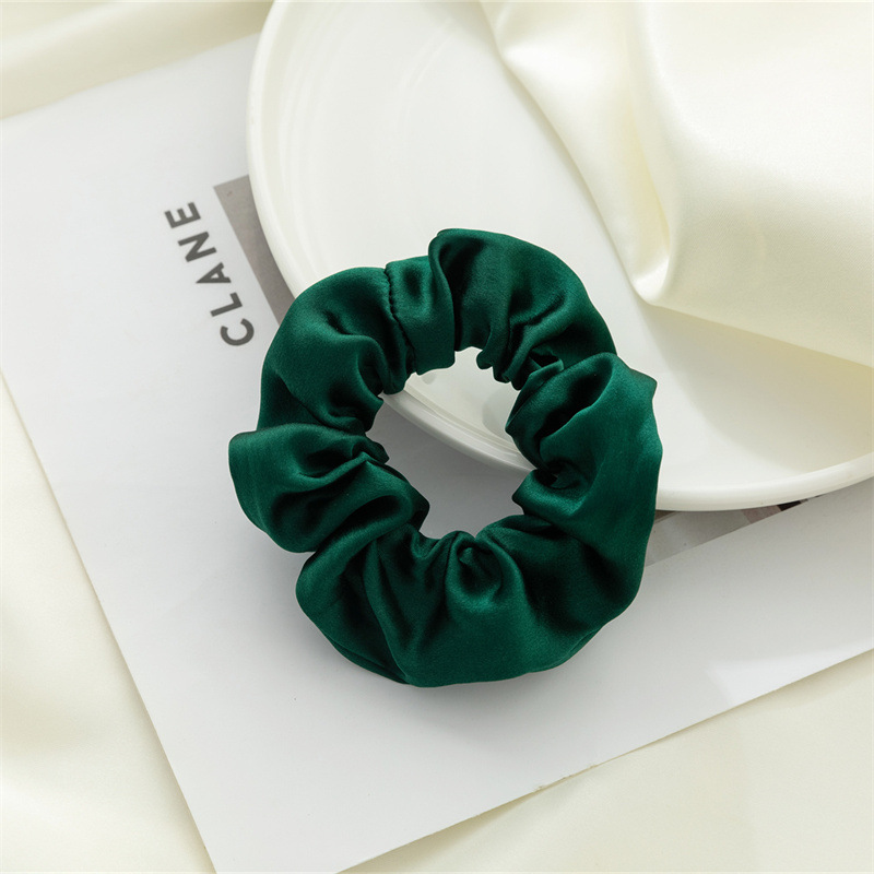 Nuevo anillo de cabello de seda Amazon color sólido universal anillo de cabello de seda coreana anillo de cabello de seda