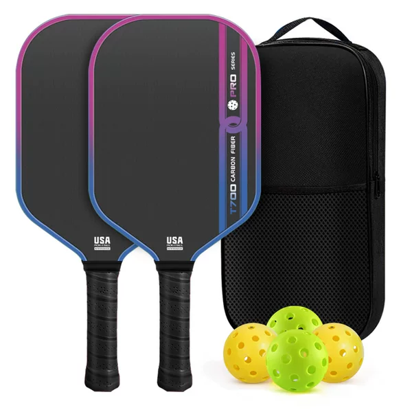 T700 carbon fiber pickleball racket, exclusively for cross-border sales, complete pickleball set