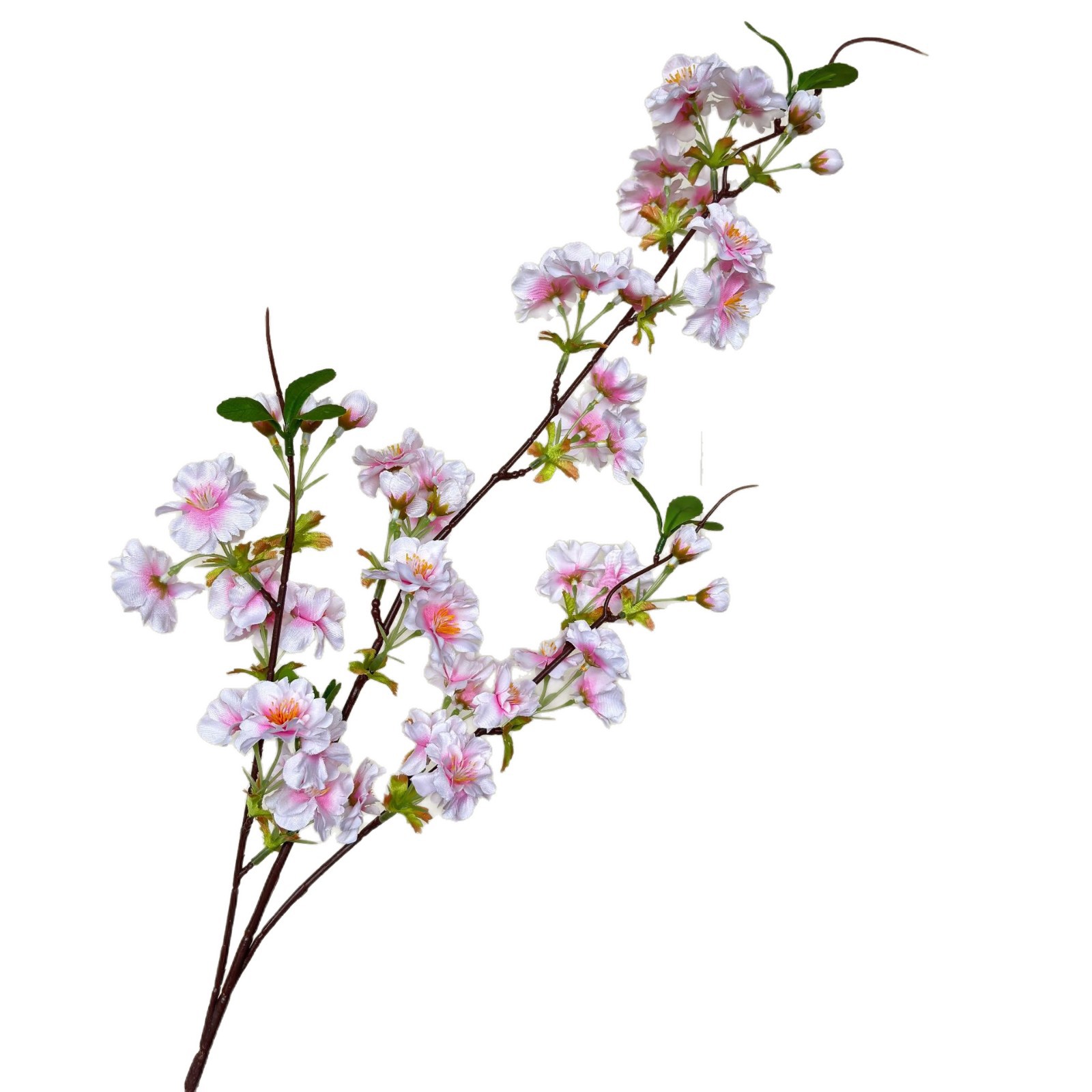Simulación de la puerta de la fiesta de bodas Begonia Peach Blossom Branch Salón de bodas chino decoración de flores Sala de estar del hogar insertar jarrones