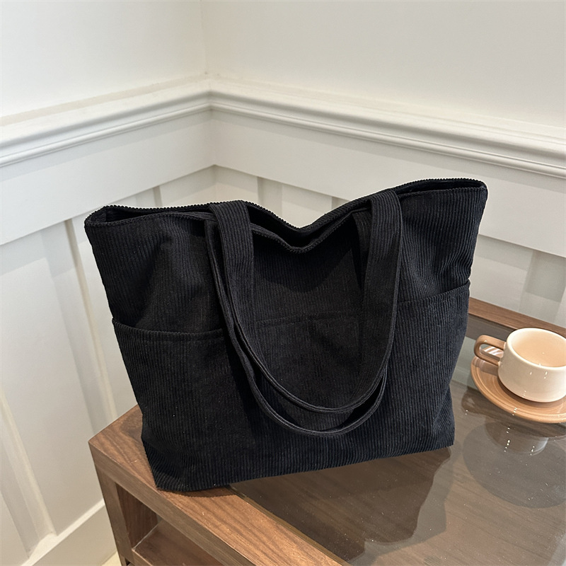 Bolso casual coreano de moda de gran capacidad 2024 invierno nuevo bolso de axila de un solo hombro ins Bolso Tote coreano estilo occidental