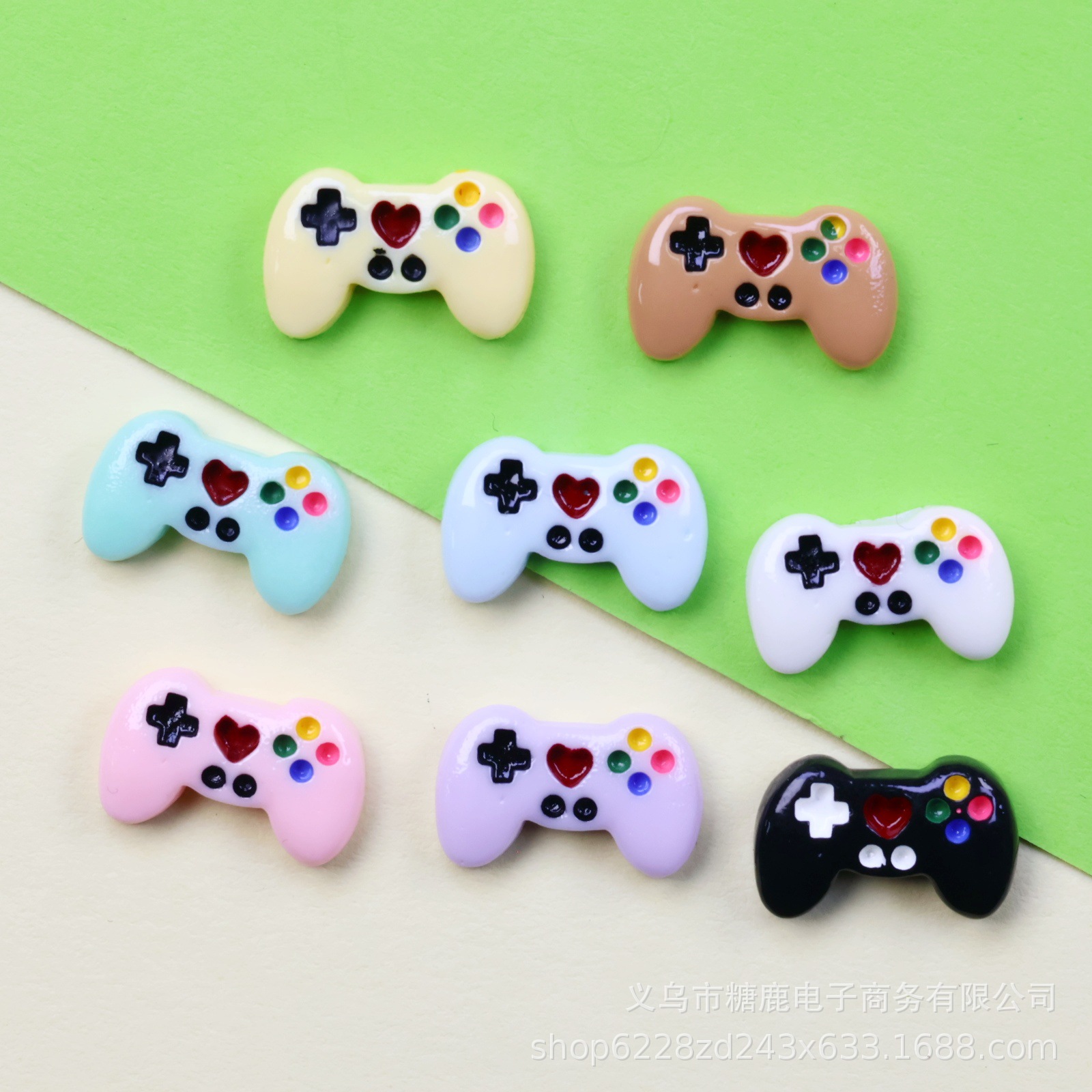 Mini game handle bright diy resin accessories hair accessories cream glue phone case nail jewelry materials wholesale