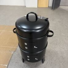 烟熏烧烤炉木炭烧烤架户外火炉碳火盆柴火炉焖烧炉子烤箱BBQ批发