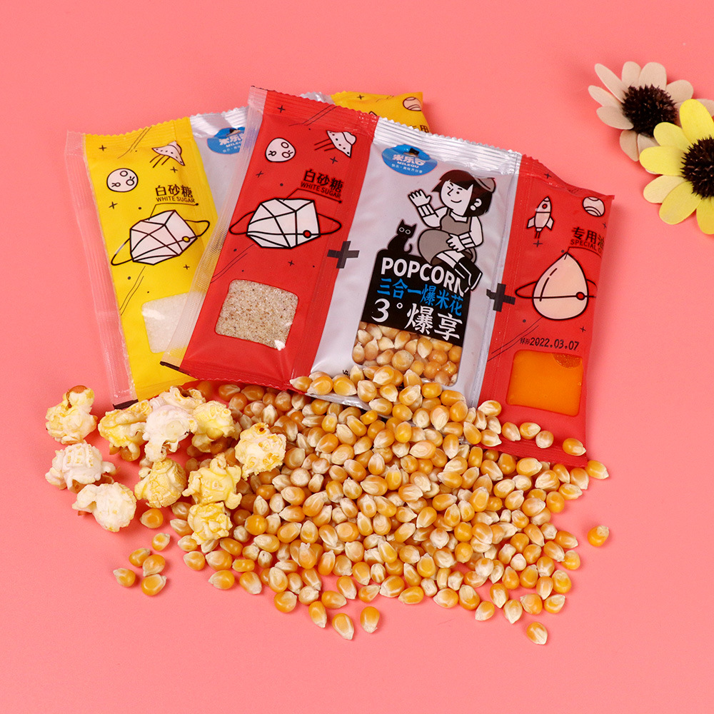 Milley Valley 120g 3-in-1 Popcorn: Casual Snack, Ideal for Movie Theaters, KTVs, and Commercial Use—Wholesale Popcorn Ingredients