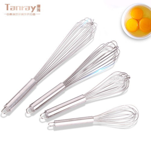 Tangya egg beater stainless steel thickened and extended manual commercial handheld small mini creamer for cake shop
