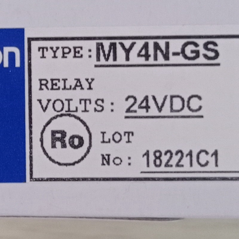 欧姆龙继电器MY4N-GS DC24欧姆龙MY4N-GS 24VDC继电器
