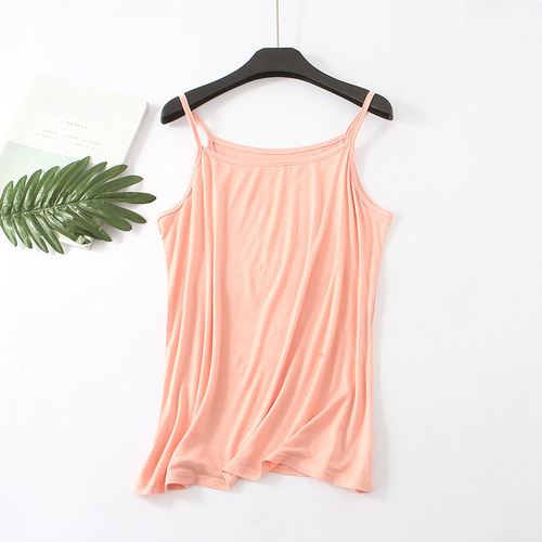 New Modale Strapless Vest for Fat Women Pregnant Women Plus Size Loose Solid Color Sleeveless Underwear Ladies 