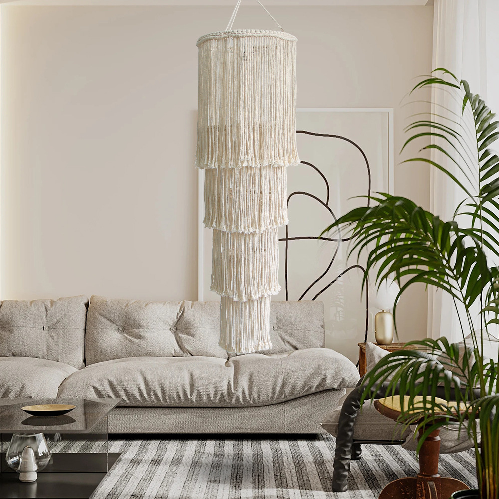 Macrame Hanging Lamp Image 12