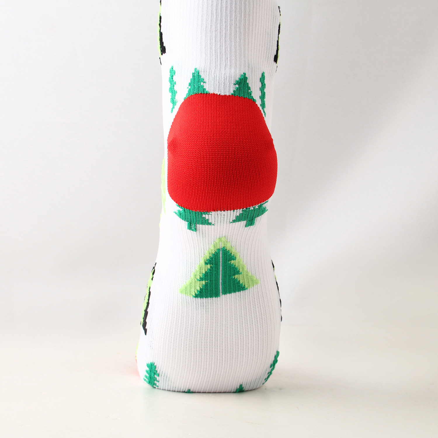 Unisex Retro Christmas Tree Snowman Snowflake Nylon Over The Knee Socks A Pair display picture 5