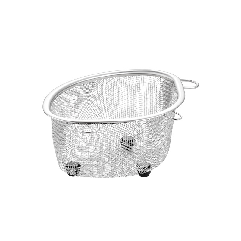 cocina japonesa triángulo drenaje rack fregadero estante de almacenamiento sobras de arroz red de filtro residuos de filtro de basura cesta de drenaje colgante red