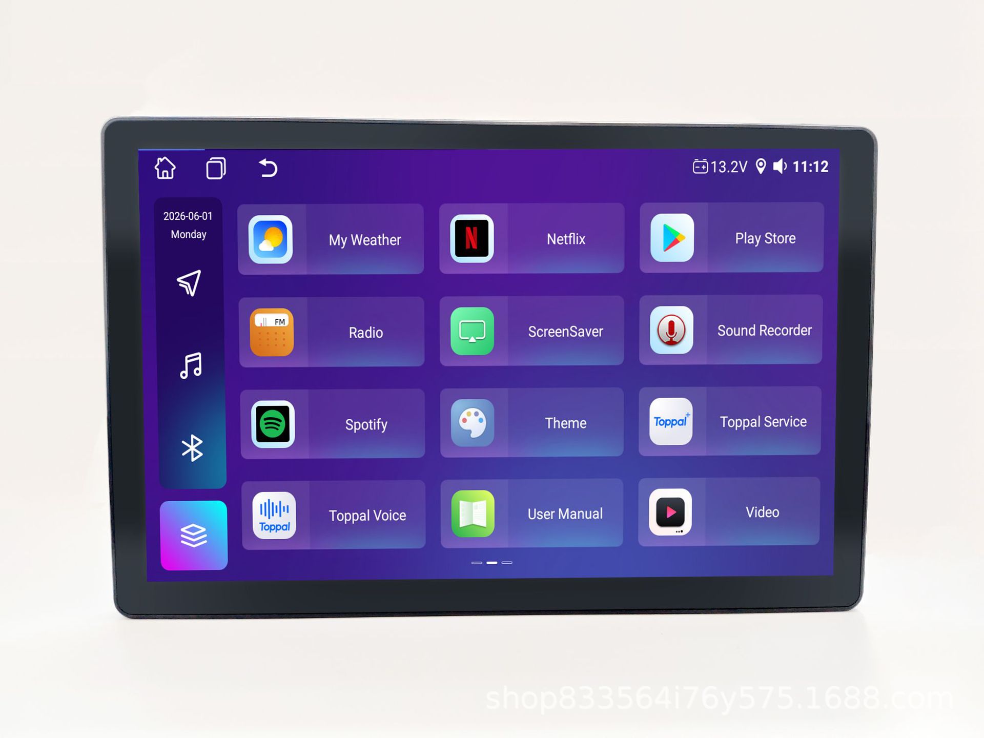 11.5inch Android Car Radio Bluetooth Navigation Music Carplay & Android Auto