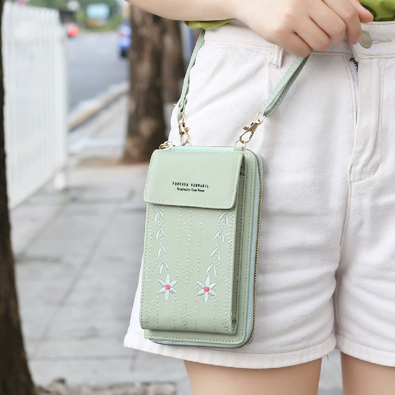 Capacious small universal long wallet, one-shoulder bag, bag strap, 2022 collection, Korean style