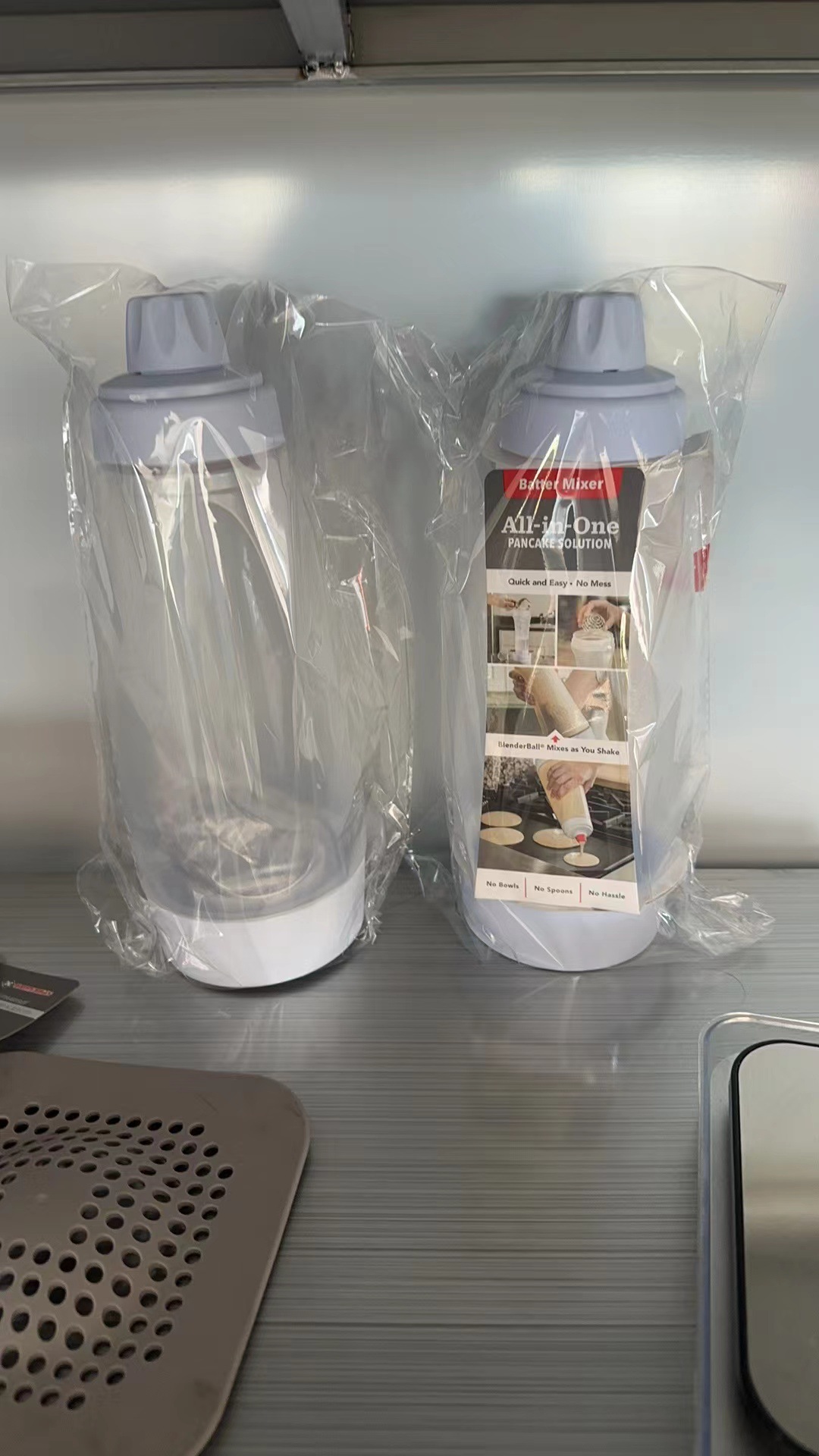 Productos de TV whiskware manivela bateador botella de mezcla fabricante de dispensador de masa en las ventas de acciones