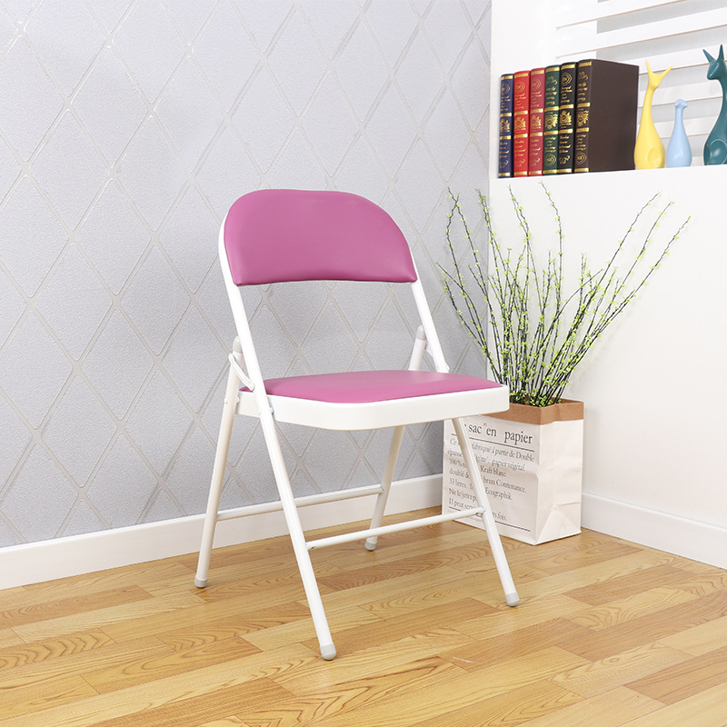 두꺼운 강판 받침대 이중 스폰지 흰색 다리 보라색 표면