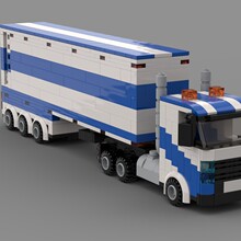 MOC-74518 ���ϳ��İ���ɫ���� 581Ƭ ����ͼֽ ƴ���ľ