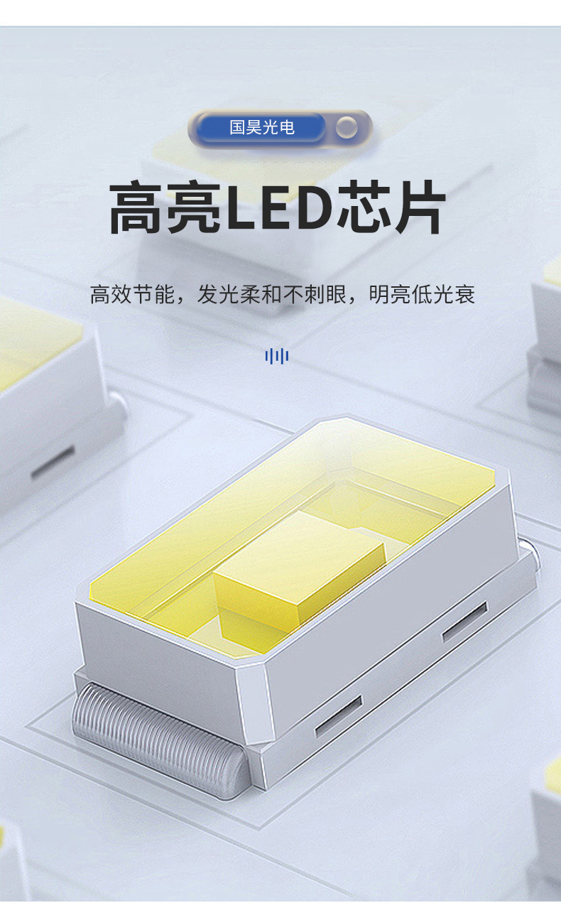 4叶可折叠灯新款LED灯泡精致小巧4+1叶子灯家居照明灯