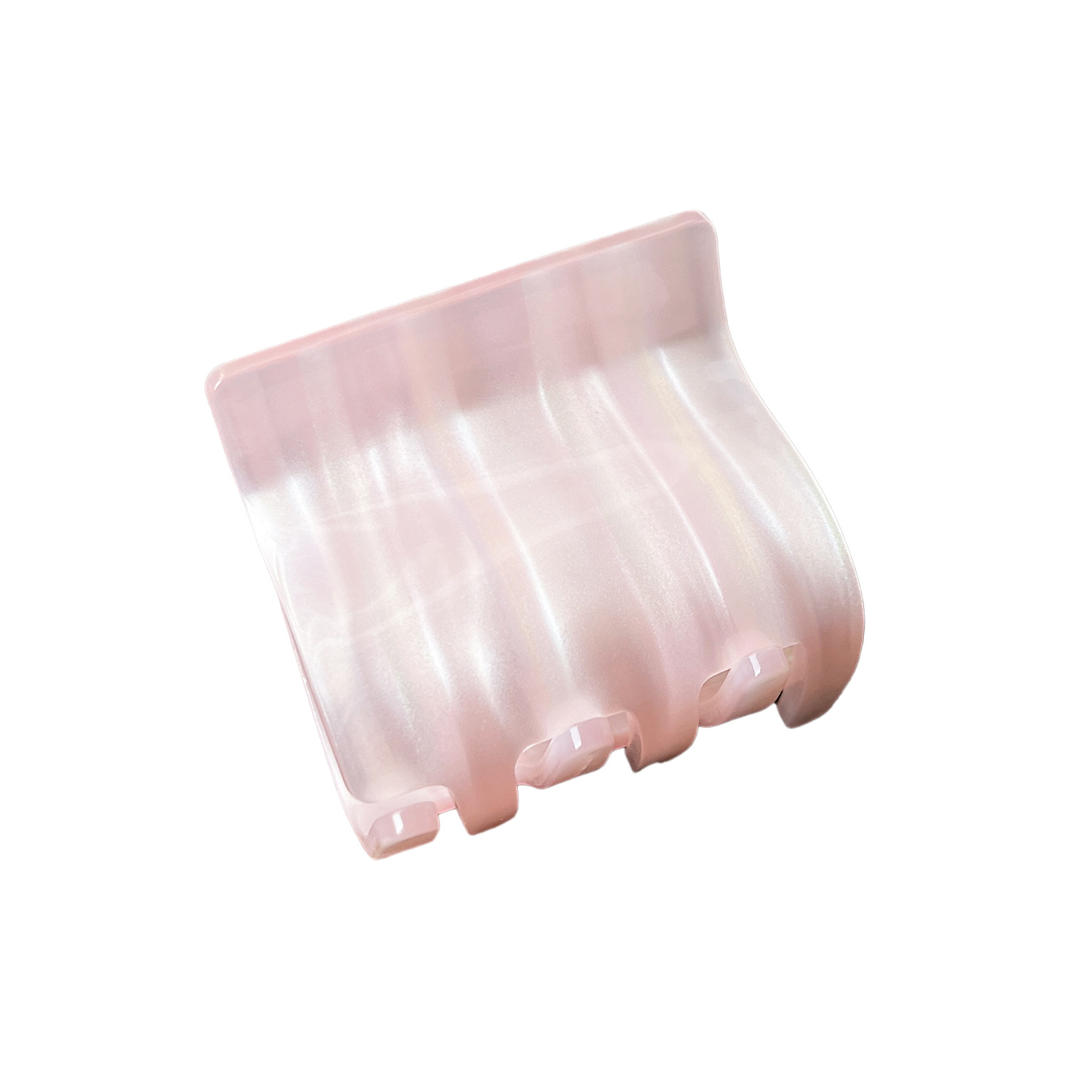 Cabecera de moda coreana acética imitación de helado tierno rosado rayas de color fantasía dulce clip para el cabello de la niña
