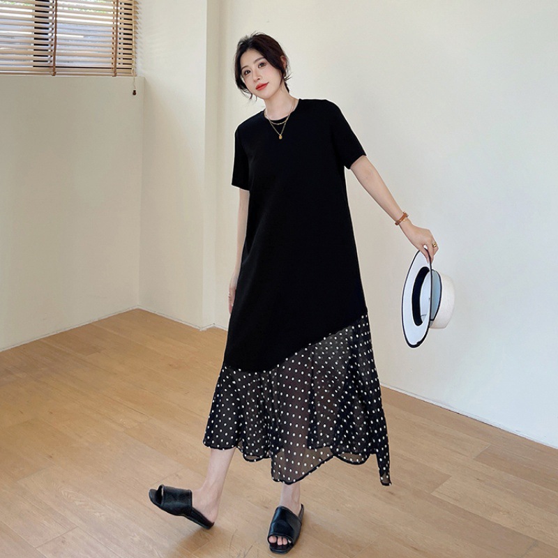  夏  L-3XL 大きいサイズ ワンピース