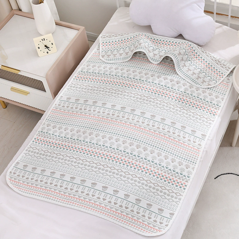 Gauze mat, summer breathable crib, children's cotton mattress for kindergarten