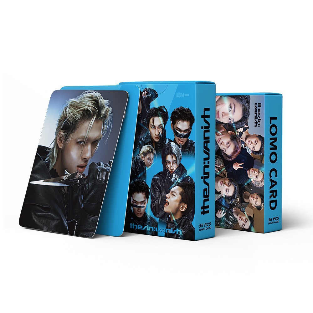Cadena total, una gran cantidad de stock, 55 hojas de tinta BT SK IVE ATEEZ KPOP, estrellas coreanas alrededor de LOMO