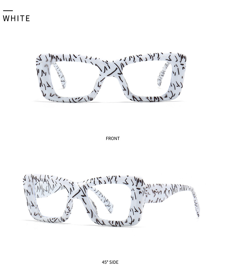 New European and American fashion catwalk small frame cat eye sunglasses for women, trendy sunglasses for men, cross border 9137 UV protection_voghion.com