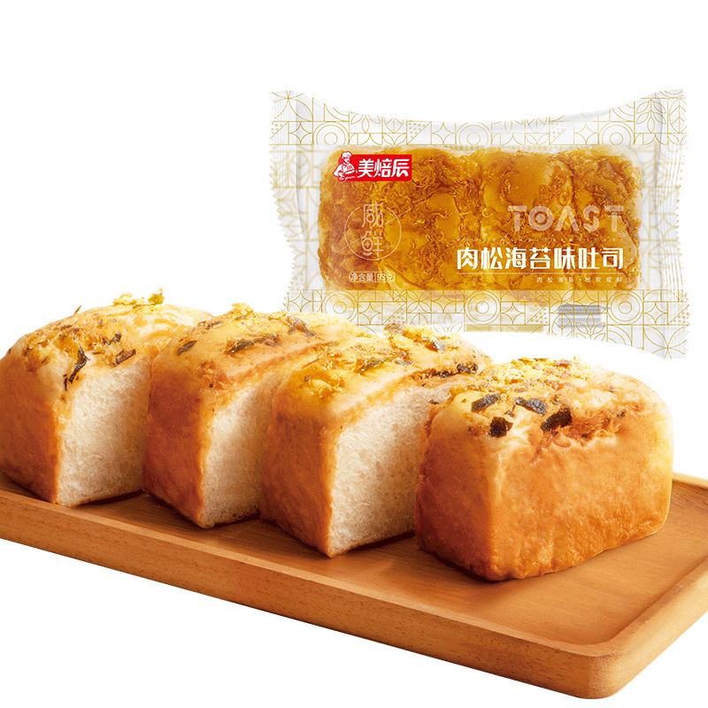 Daliyuan 토스트 빵 고기 모래와 김 맛 캐주얼 스낵 아침 식사 페이스트리