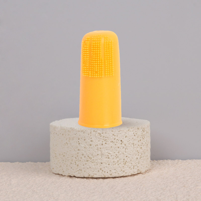Cepillo de dientes de dedo para mascotas Cepillo de dientes de limpieza para perros Cepillo de dientes de limpieza bucal para gatos Cepillo de dientes para gatos Suministros para mascotas al por mayor