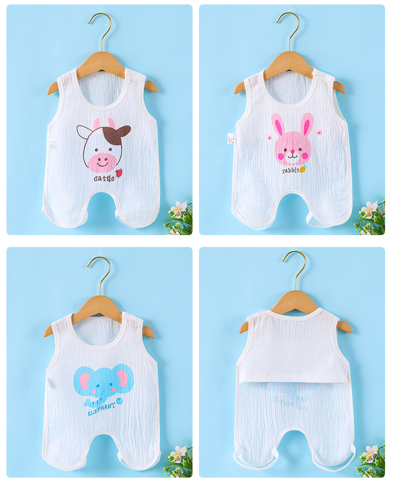 Children's summer thin cotton gauze breathable dudou