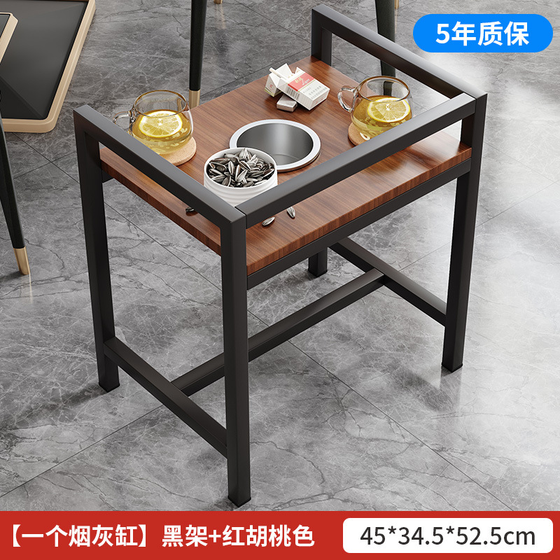 Mesa de mahjong, estante de té, sala de ajedrez y tarjetas, mesa lateral para una sola persona, máquina de mahjong móvil, estante de artículos al lado de la mesa de té