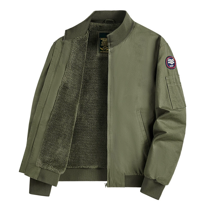 2023 осенне-зимняя Мужская Американская ретро-куртка с воротником-стойкой на бретелях, Повседневная теплая хлопковая одежда, мужская модная 1928