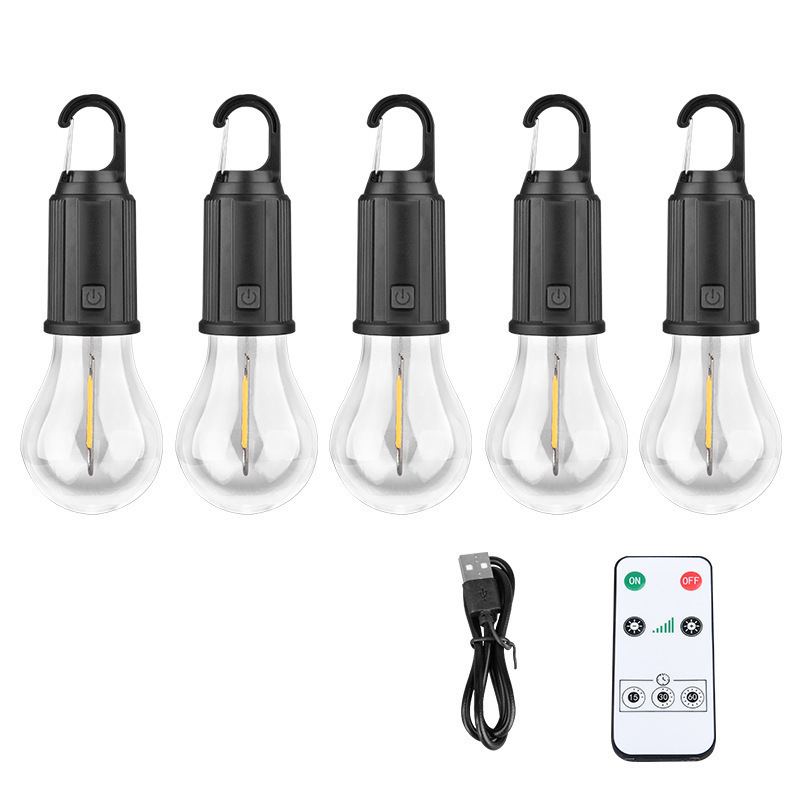 新しいソーラー充電式キャンプランプ雰囲気ランプ多機能ポータブルタングステンランプ屋外レトロキャンプ電球ランプ|undefined