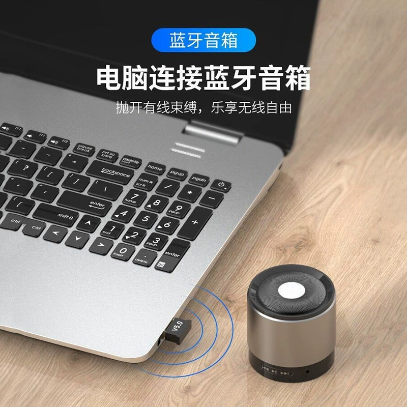 Bluetooth adapter 5.0 free drive laptop desktop computer USB Bluetooth receiver wireless audio converter
